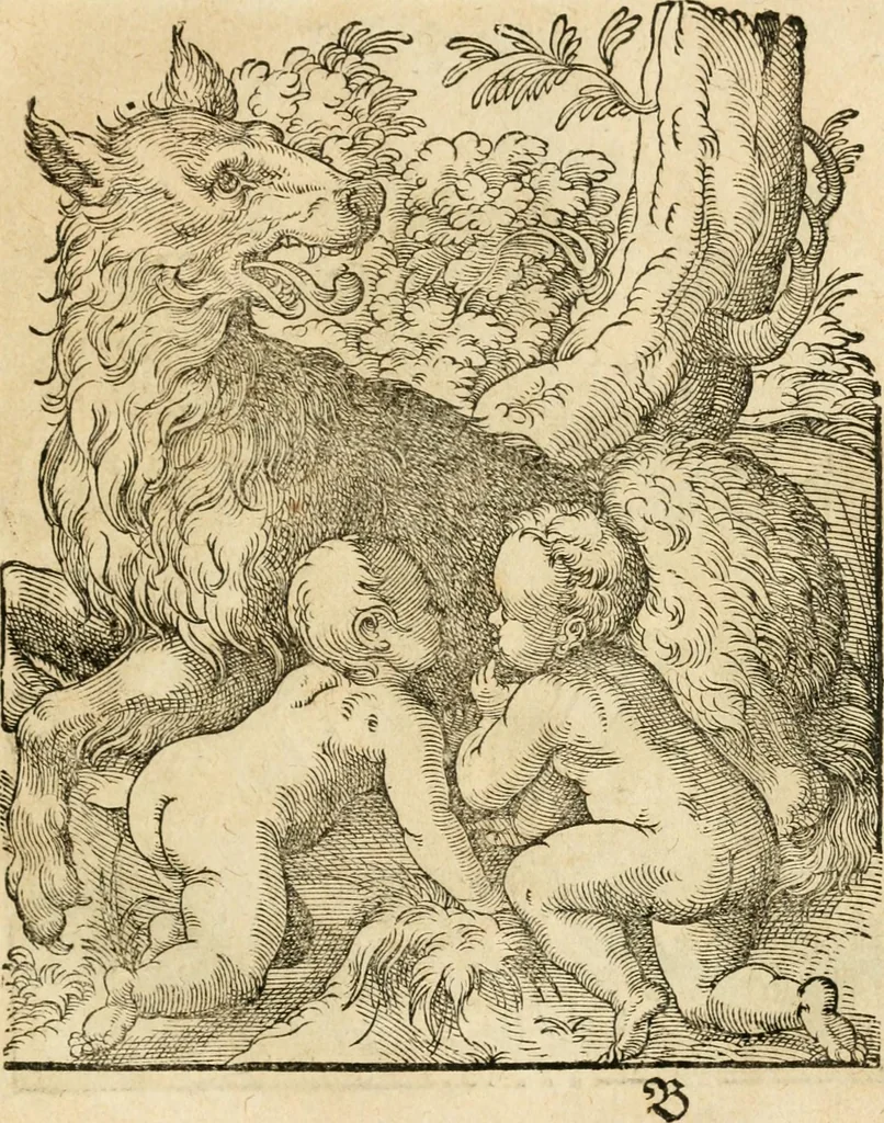 An illustration from Kunstbüchlin : Darinnen neben Fürbildung vieler, geistlicher vnnd weltlicher, hohes vnd niderstands Personen, so dann auch der Türkischen Käyser derselben obersten allerhandt kunstreiche Stück vnnd Figuren : auch die sieben Planeten, zehen alter Rittmeister vnnd Befelchshaber, Reutern vnd Contrafactur der Pferde, allerlen Thurnier, Fechten vnd dann erliche Helm vnd Helmdecken begriffen : Alles auff das zierlicht vnd künstlichst gerissen, 1599, leaf 22