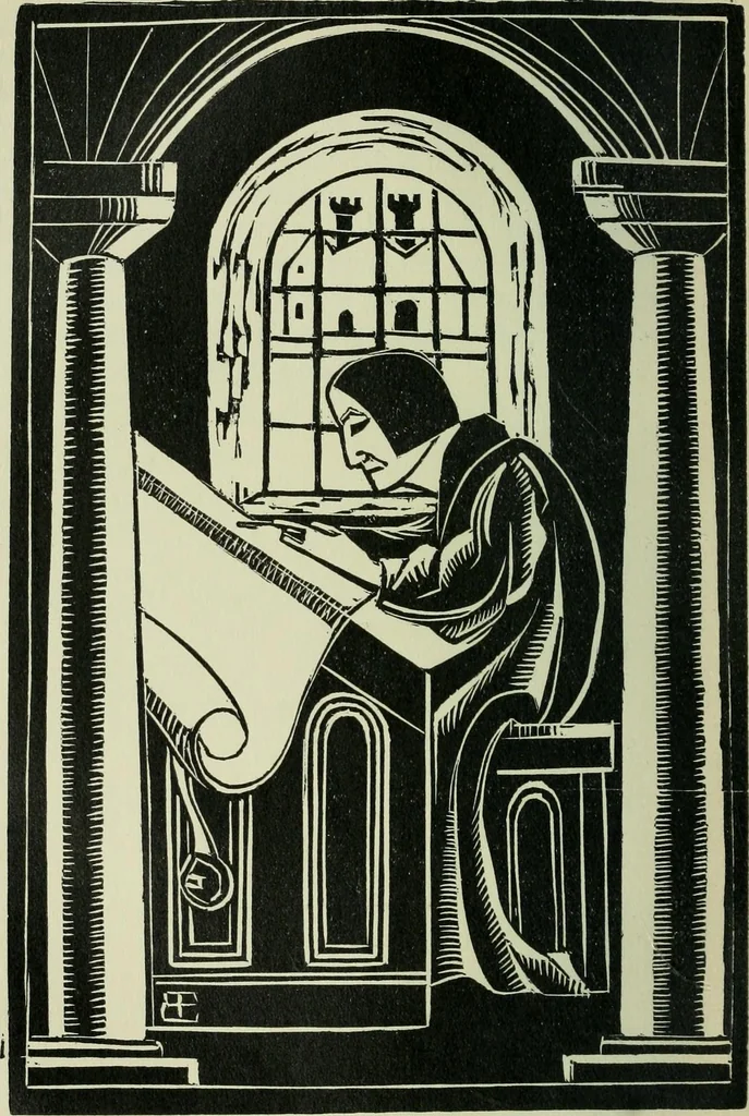 An illustration from Kunstenaar en samenleving : de plaats van den kunstenaar in zijn volk en zijn tijd van 500 voor Christus tot op onze dagen, 1922, leaf 121