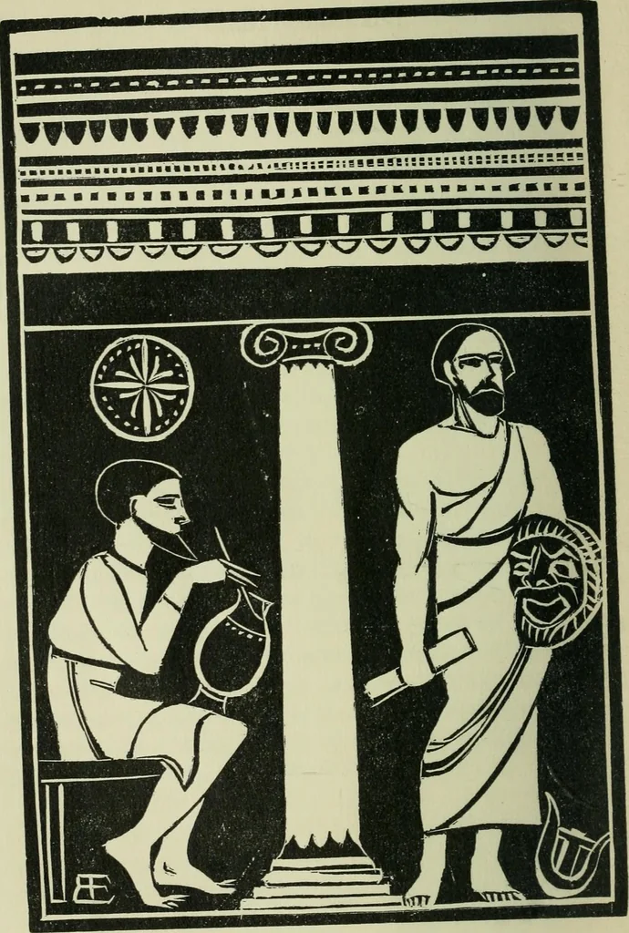 An illustration from Kunstenaar en samenleving : de plaats van den kunstenaar in zijn volk en zijn tijd van 500 voor Christus tot op onze dagen, 1922, leaf 27