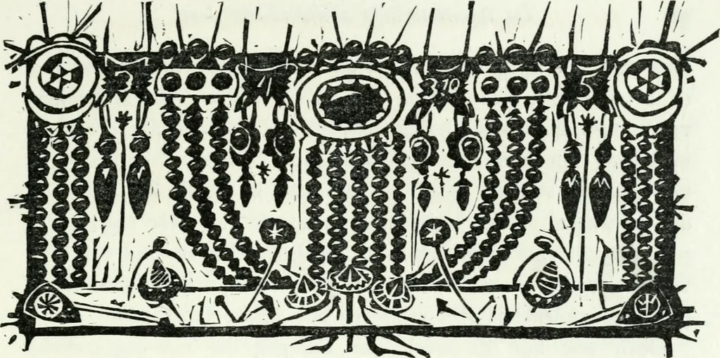 An illustration from Kunst en samenleving. Naar Walter Crane's Claims of decorative art, in het nederlandsch bewerkt door Jan Veth, en vercierd met talrijke vignetten, in hout gesneden door G.W. Dijsselhof, 1903, leaf 52