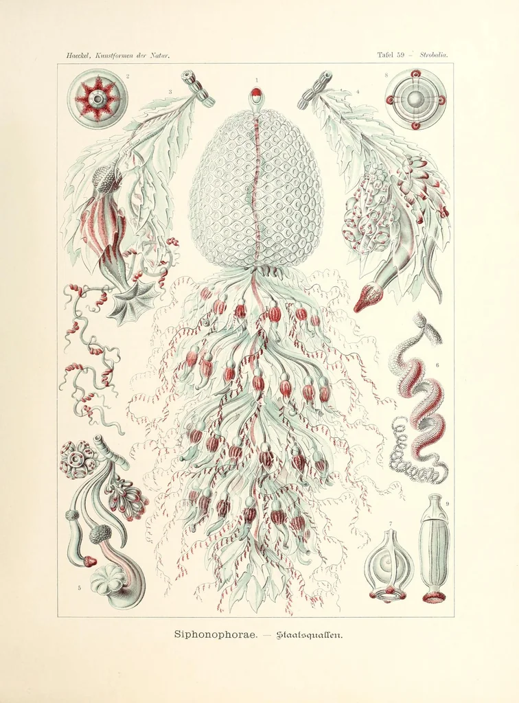 An illustration from Kunstformen der Natur, 1904, leaf 219