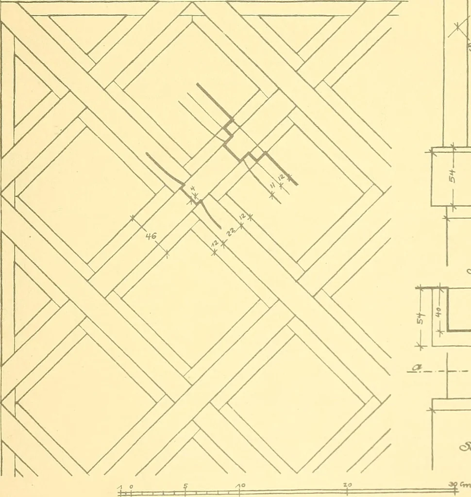 An illustration from Kunsthandwerkliche Details von Bavten vnd deren Einrichtvngen avs der Zeit von 1750-1850, 1911, leaf 102