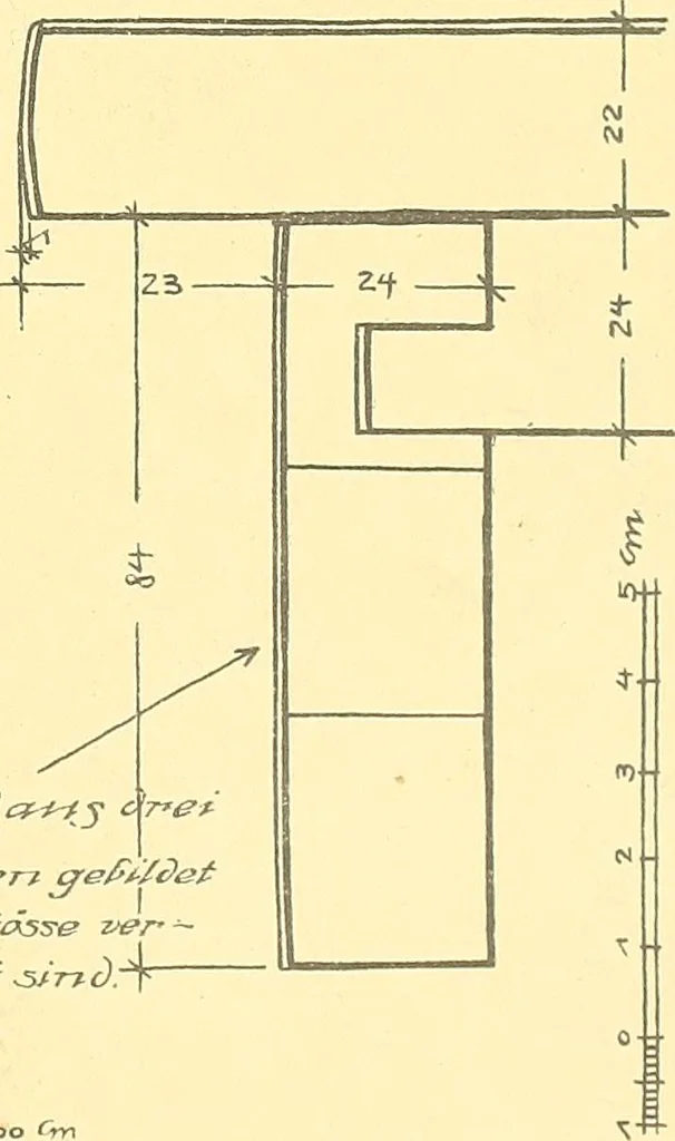 An illustration from Kunsthandwerkliche Details von Bavten vnd deren Einrichtvngen avs der Zeit von 1750-1850, 1911, leaf 154