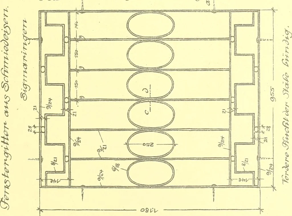 An illustration from Kunsthandwerkliche Details von Bavten vnd deren Einrichtvngen avs der Zeit von 1750-1850, 1911, leaf 168