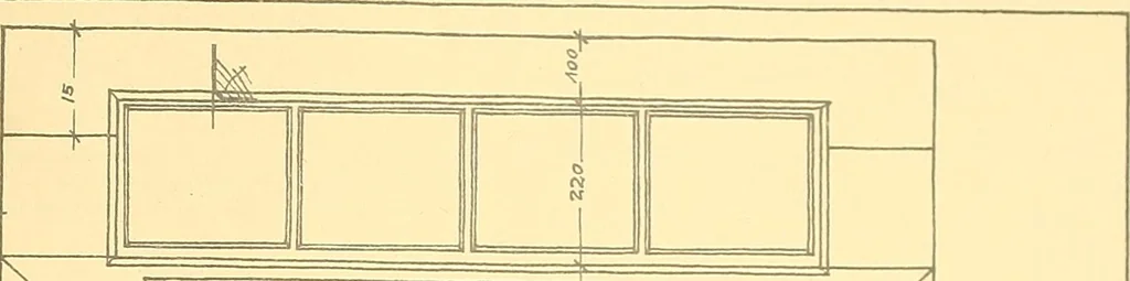 An illustration from Kunsthandwerkliche Details von Bavten vnd deren Einrichtvngen avs der Zeit von 1750-1850, 1911, leaf 54