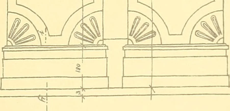 An illustration from Kunsthandwerkliche Details von Bavten vnd deren Einrichtvngen avs der Zeit von 1750-1850, 1911, leaf 66