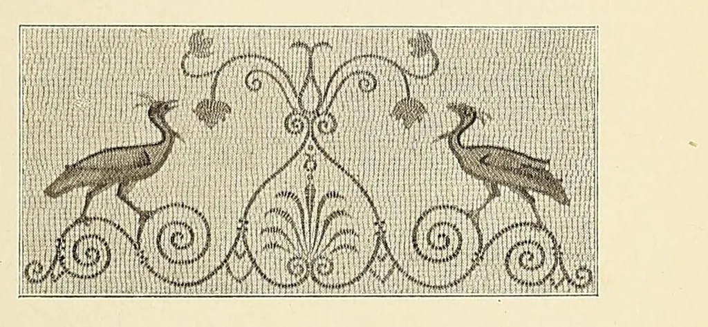 An illustration from Künstlerische Entwicklung der Weberei und Stickerei innerhalb des europäischen Kulturkreises vonder spätantiken Zeit bis zum Beginne des XIX. Jahrhundertes, mit Ausschluss der Volkskunst, 1904, leaf 29