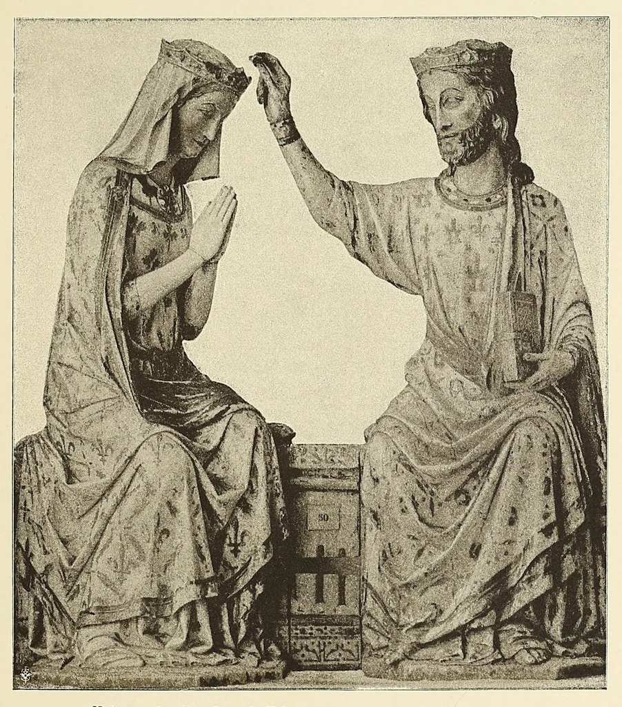 An illustration from Künstlerische Entwicklung der Weberei und Stickerei innerhalb des europäischen Kulturkreises vonder spätantiken Zeit bis zum Beginne des XIX. Jahrhundertes, mit Ausschluss der Volkskunst, 1904, leaf 91