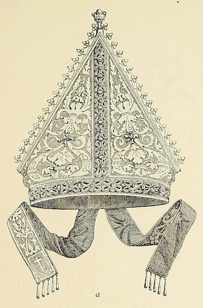 An illustration from Künstlerische Entwicklung der Weberei und Stickerei innerhalb des europäischen Kulturkreises vonder spätantiken Zeit bis zum Beginne des XIX. Jahrhundertes, mit Ausschluss der Volkskunst, 1904, leaf 169