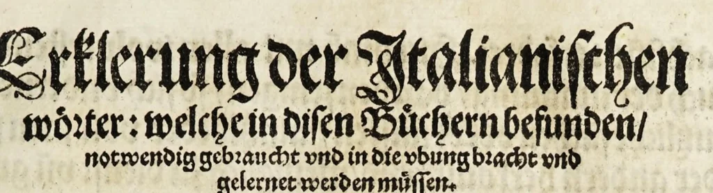 An illustration from Künstlicher Bericht vnd allerzierlichste Beschreybung des edlen, vhesten, vnnd hochberümbten Ehrn Friderici Grisonis Neapolitanischen hochlöblichen Adels : wie die streitbarn Pferdt (durch welche ritterliche Tugendten mehrers thails geübet) zum Ernst vnd ritterlicher Kurtzweil geschickt vnd volkommen zumachen .., 1573, leaf 15