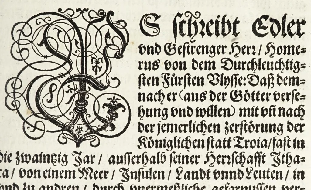 An illustration from Künstlicher Bericht vnd allerzierlichste Beschreybung des edlen, vhesten, vnnd hochberümbten Ehrn Friderici Grisonis Neapolitanischen hochlöblichen Adels : wie die streitbarn Pferdt (durch welche ritterliche Tugendten mehrers thails geübet) zum Ernst vnd ritterlicher Kurtzweil geschickt vnd volkommen zumachen .., 1573, leaf 5