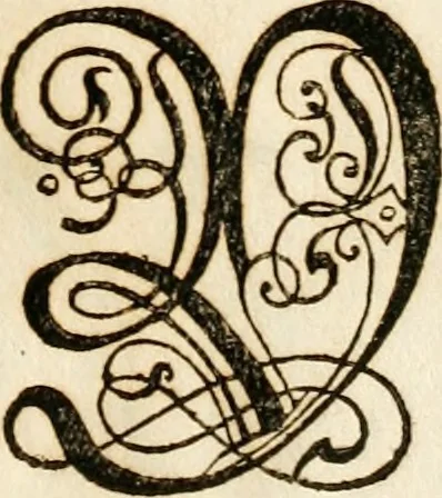 An illustration from Kunstrichtige Schreibart : allerhand Versalie[n] oder AnfangsBuchstabe[n] der teütschen, lateinischen und italianischen Schrifften aus unterschiedlichen Meistern der edlen Schreibkunst zusammen getragen, 1655, leaf 26