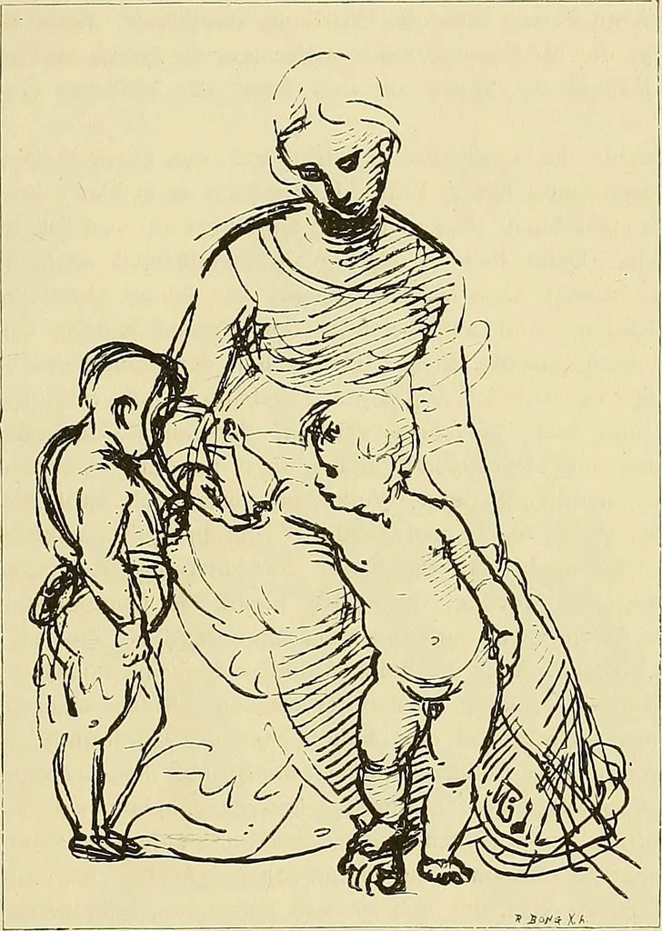 An illustration from Kunst und Künstler des Mittelalters und der Neuzeit : Biographien und Charakteristiken, 1877, leaf 104