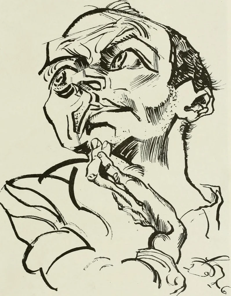 An illustration from Kunst und Religion; ein Versuch über die Möglichkeit neuer religiöser Kunst, 1919, leaf 128