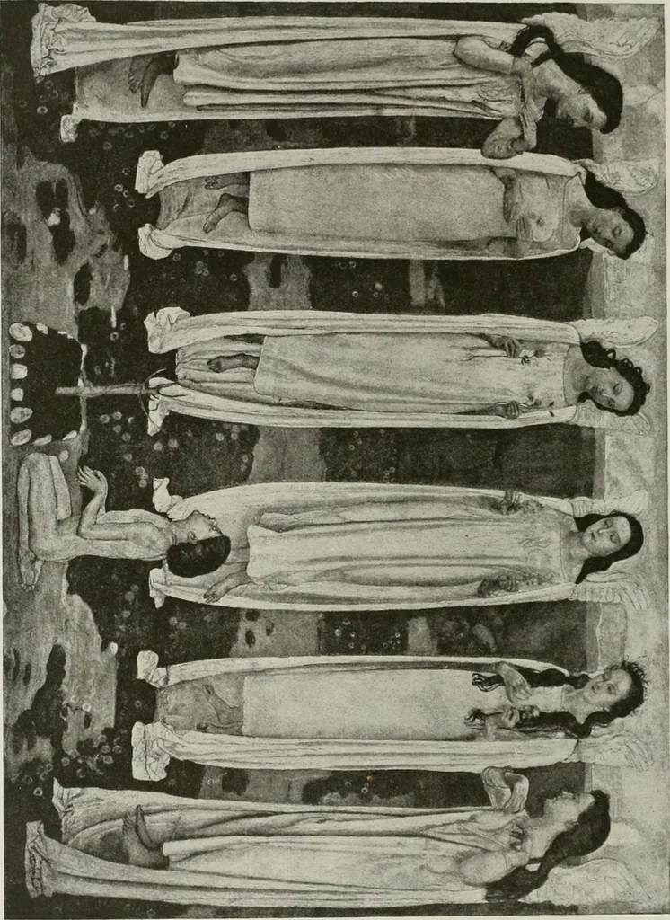 An illustration from Kunst und Religion; ein Versuch über die Möglichkeit neuer religiöser Kunst, 1919, leaf 133