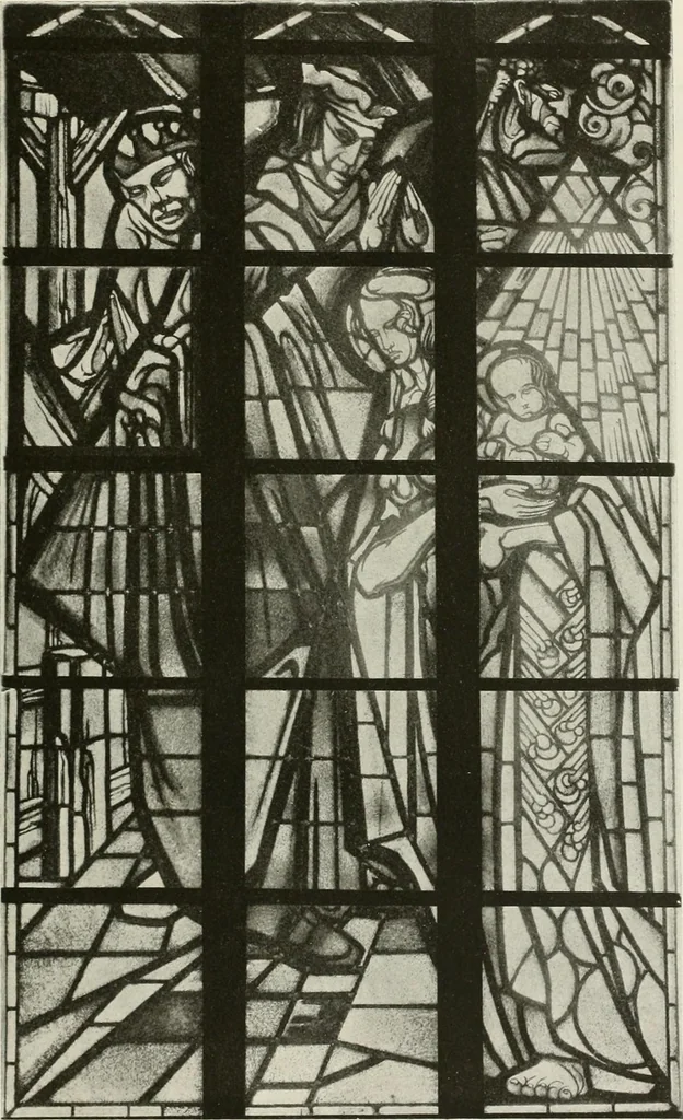 An illustration from Kunst und Religion; ein Versuch über die Möglichkeit neuer religiöser Kunst, 1919, leaf 134