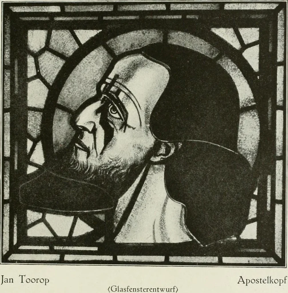 An illustration from Kunst und Religion; ein Versuch über die Möglichkeit neuer religiöser Kunst, 1919, leaf 136