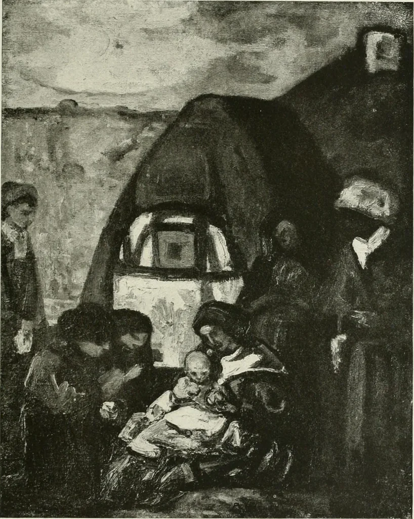 An illustration from Kunst und Religion; ein Versuch über die Möglichkeit neuer religiöser Kunst, 1919, leaf 140