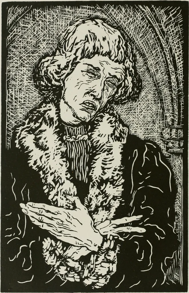 An illustration from Kunst und Religion; ein Versuch über die Möglichkeit neuer religiöser Kunst, 1919, leaf 143