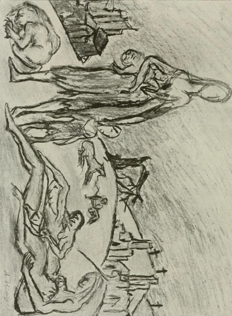 An illustration from Kunst und Religion; ein Versuch über die Möglichkeit neuer religiöser Kunst, 1919, leaf 145