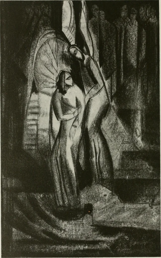 An illustration from Kunst und Religion; ein Versuch über die Möglichkeit neuer religiöser Kunst, 1919, leaf 147