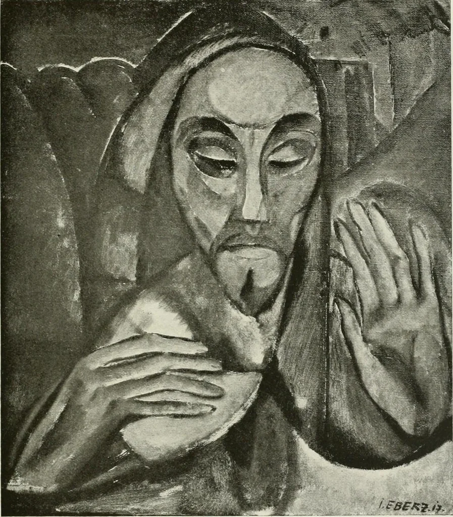An illustration from Kunst und Religion; ein Versuch über die Möglichkeit neuer religiöser Kunst, 1919, leaf 152