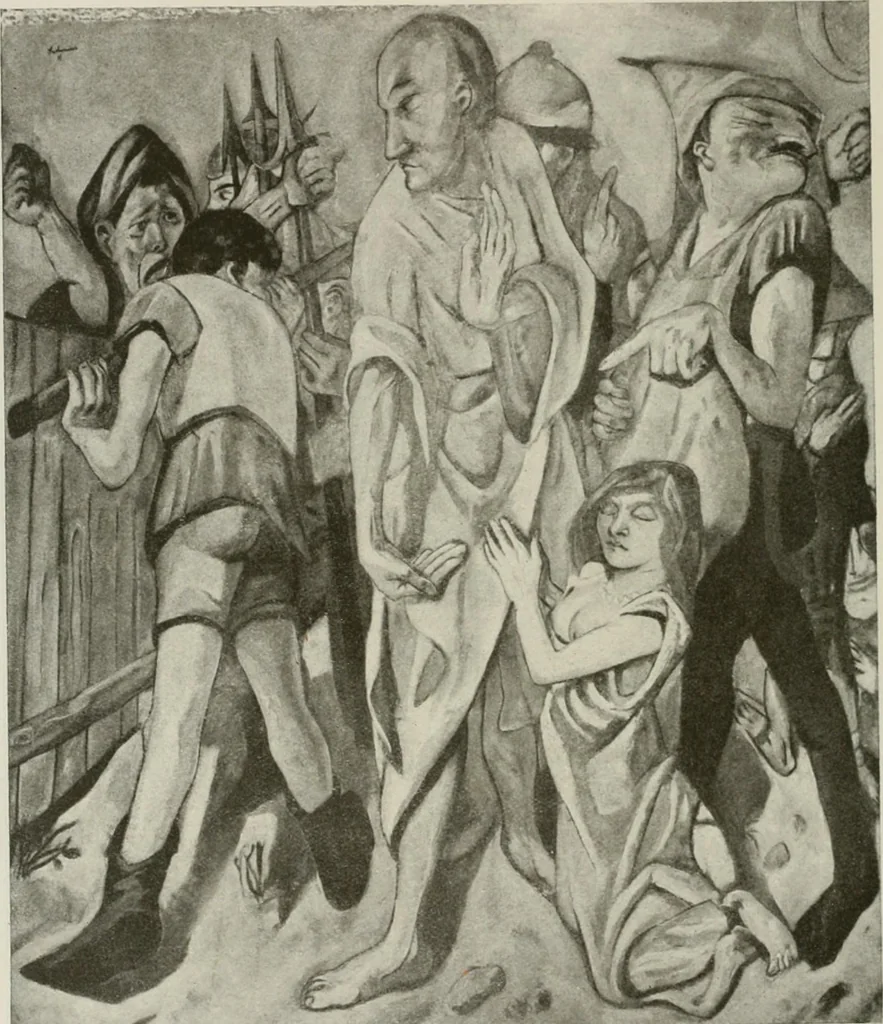 An illustration from Kunst und Religion; ein Versuch über die Möglichkeit neuer religiöser Kunst, 1919, leaf 161