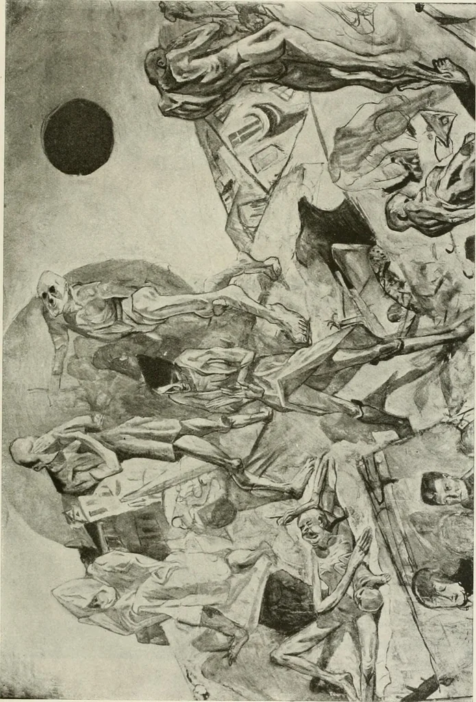An illustration from Kunst und Religion; ein Versuch über die Möglichkeit neuer religiöser Kunst, 1919, leaf 162