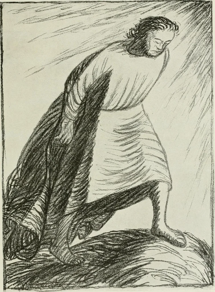 An illustration from Kunst und Religion; ein Versuch über die Möglichkeit neuer religiöser Kunst, 1919, leaf 170