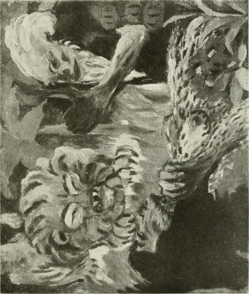 An illustration from Kunst und Religion; ein Versuch über die Möglichkeit neuer religiöser Kunst, 1919, leaf 182