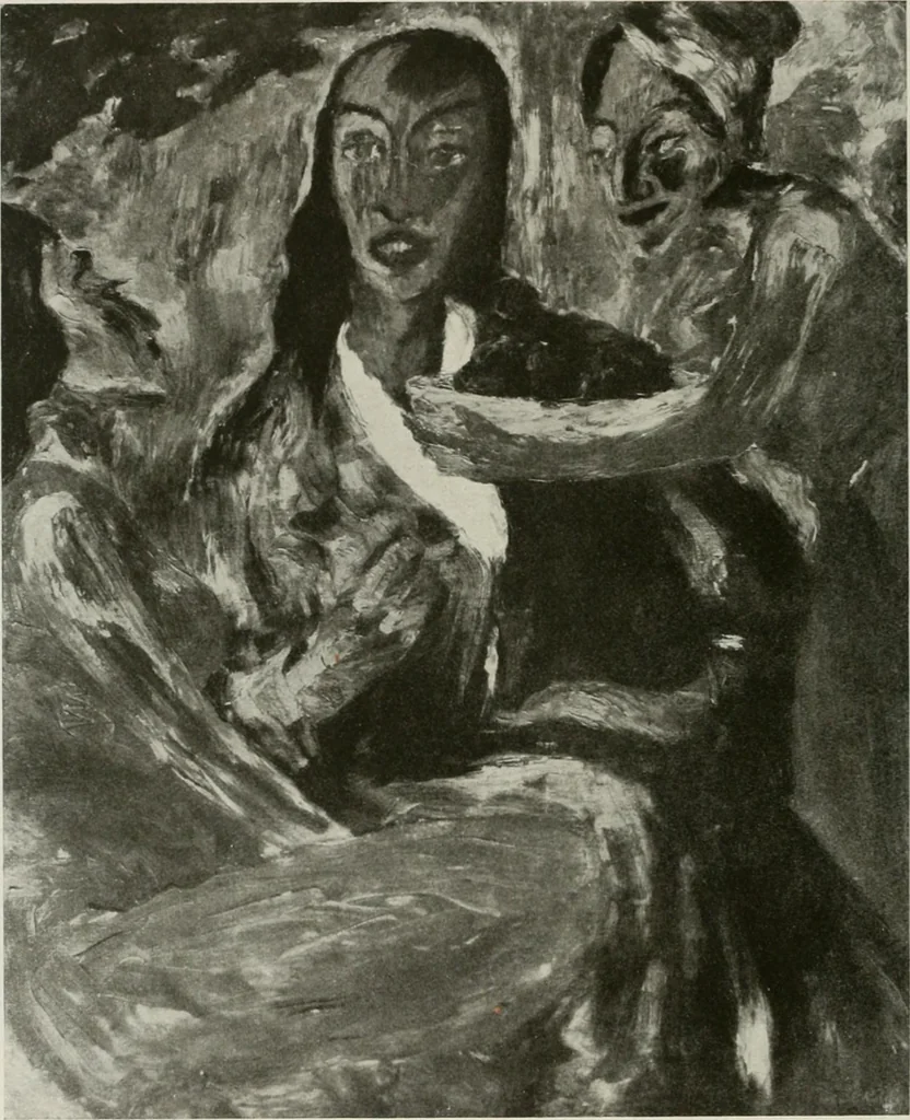 An illustration from Kunst und Religion; ein Versuch über die Möglichkeit neuer religiöser Kunst, 1919, leaf 183