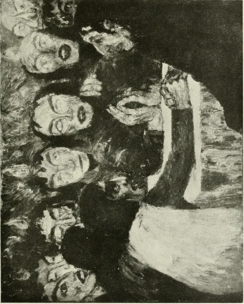 An illustration from Kunst und Religion; ein Versuch über die Möglichkeit neuer religiöser Kunst, 1919, leaf 184