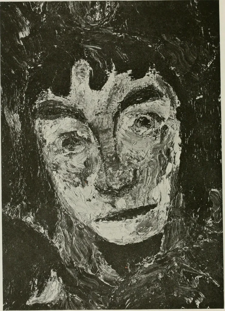 An illustration from Kunst und Religion; ein Versuch über die Möglichkeit neuer religiöser Kunst, 1919, leaf 185