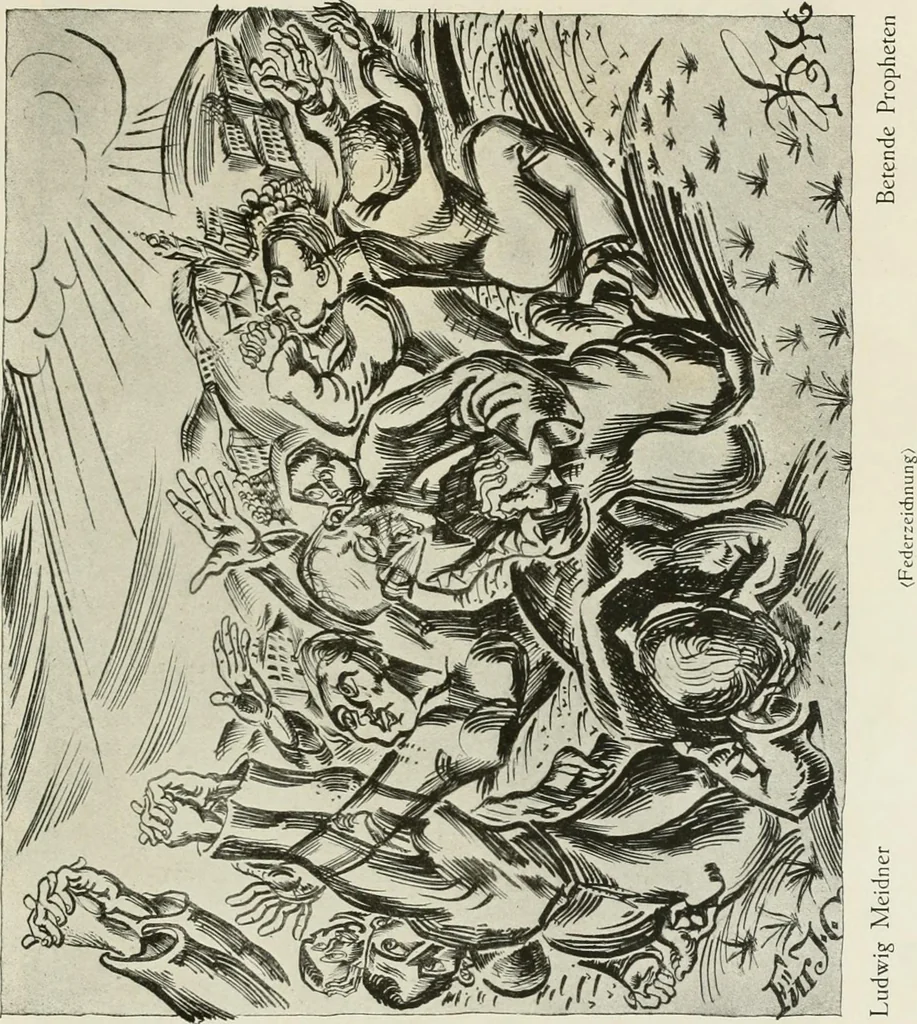An illustration from Kunst und Religion; ein Versuch über die Möglichkeit neuer religiöser Kunst, 1919, leaf 194