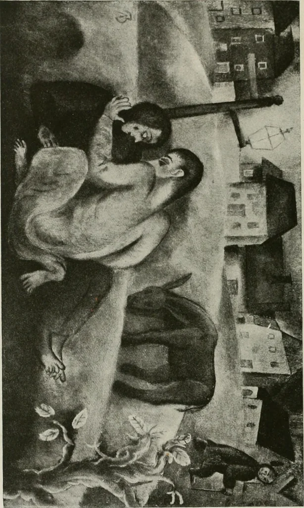 An illustration from Kunst und Religion; ein Versuch über die Möglichkeit neuer religiöser Kunst, 1919, leaf 197