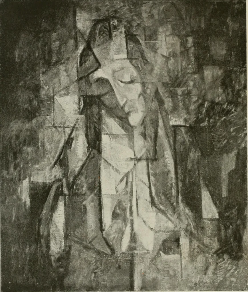 An illustration from Kunst und Religion; ein Versuch über die Möglichkeit neuer religiöser Kunst, 1919, leaf 199