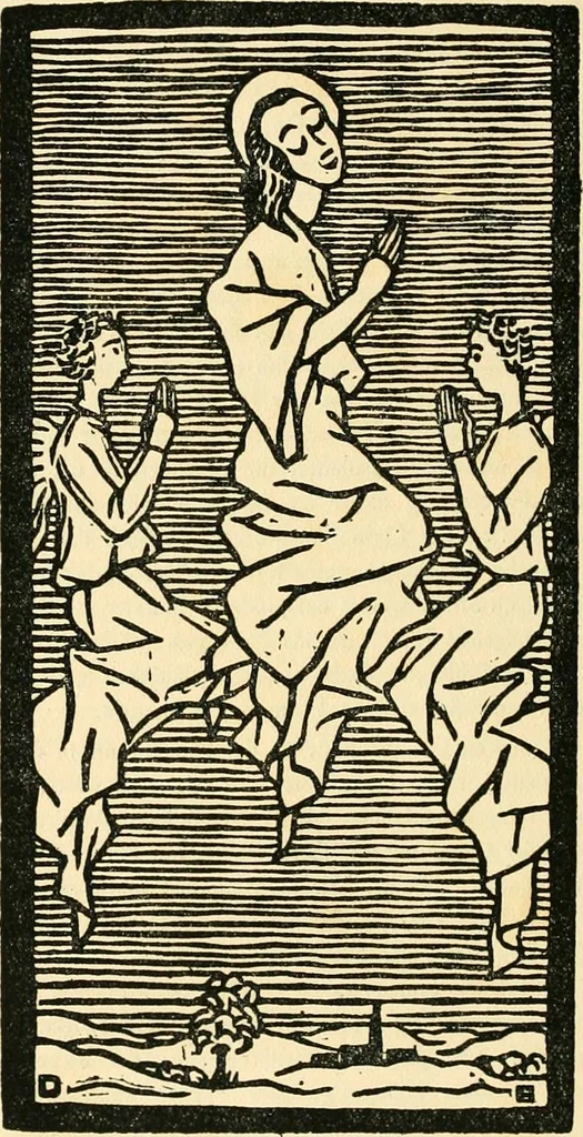 An illustration from Kunst und Religion : ein Versuch über die Möglichkeit neuer religiöser Kunst, 1919, leaf 125