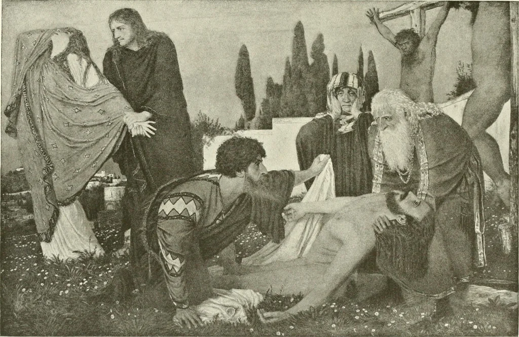 An illustration from Kunst und Religion : ein Versuch über die Möglichkeit neuer religiöser Kunst, 1919, leaf 131