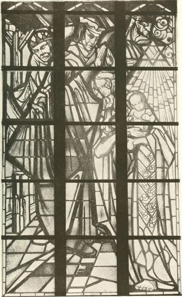 An illustration from Kunst und Religion : ein Versuch über die Möglichkeit neuer religiöser Kunst, 1919, leaf 136