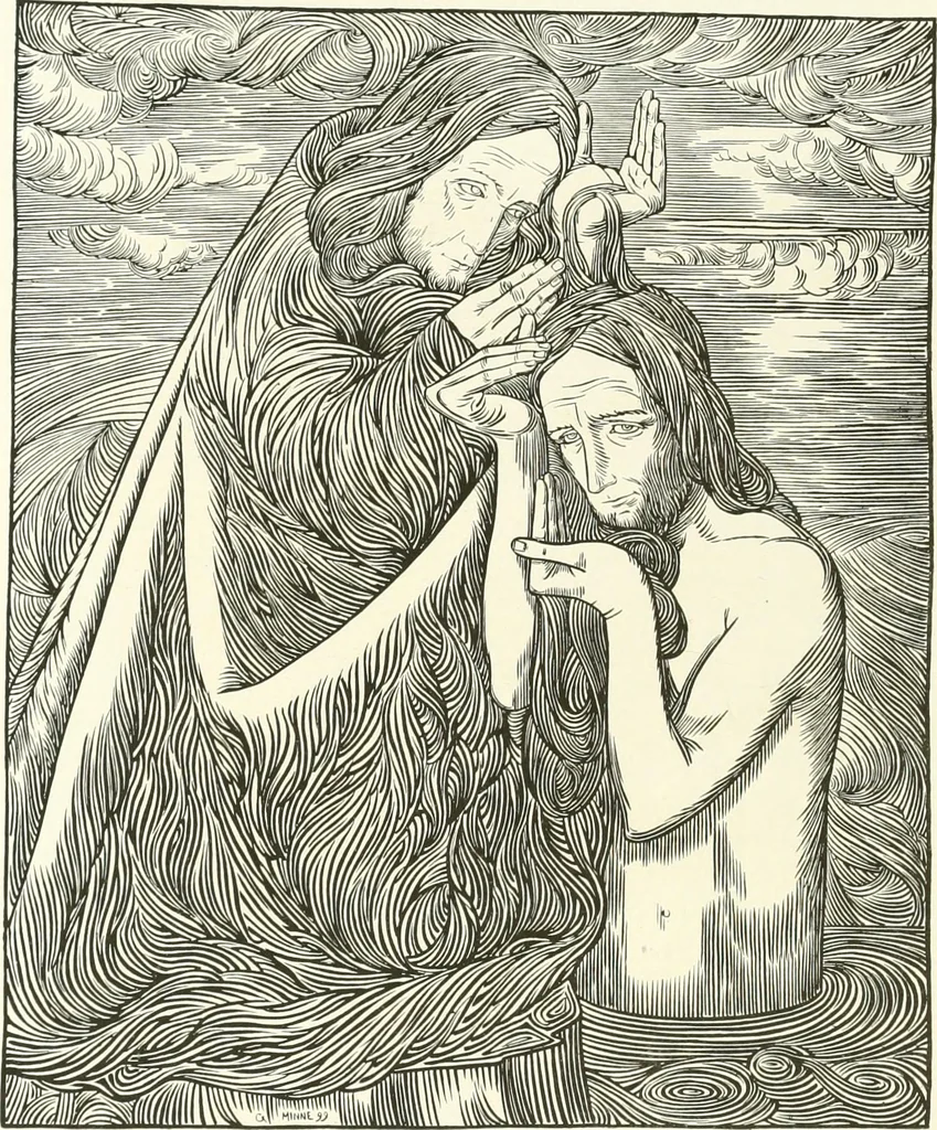 An illustration from Kunst und Religion : ein Versuch über die Möglichkeit neuer religiöser Kunst, 1919, leaf 137