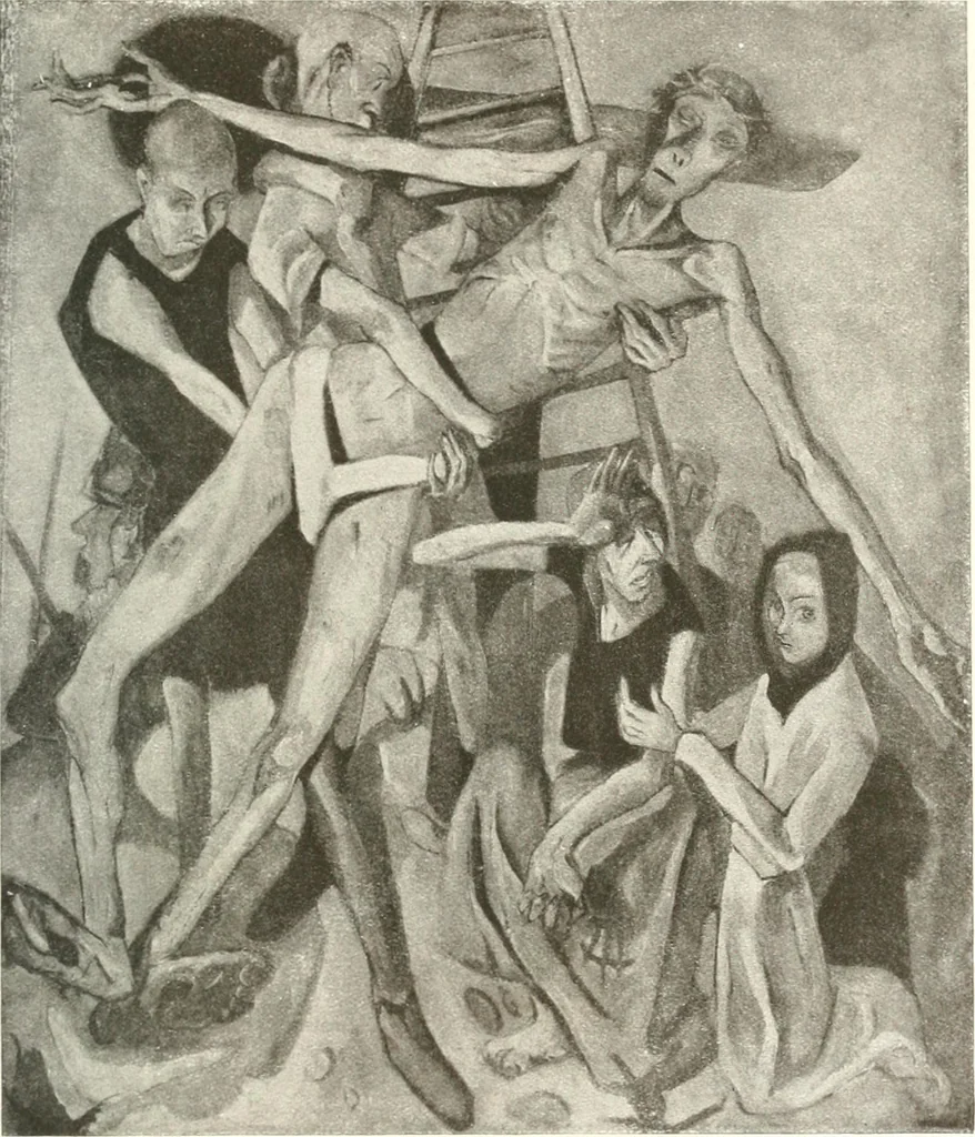 An illustration from Kunst und Religion : ein Versuch über die Möglichkeit neuer religiöser Kunst, 1919, leaf 162