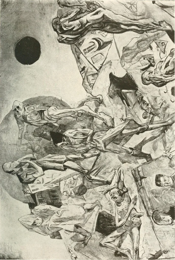 An illustration from Kunst und Religion : ein Versuch über die Möglichkeit neuer religiöser Kunst, 1919, leaf 164