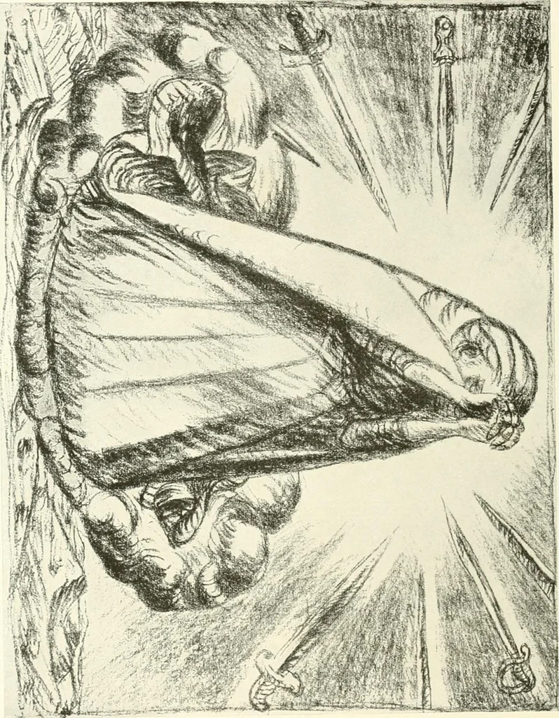An illustration from Kunst und Religion : ein Versuch über die Möglichkeit neuer religiöser Kunst, 1919, leaf 171