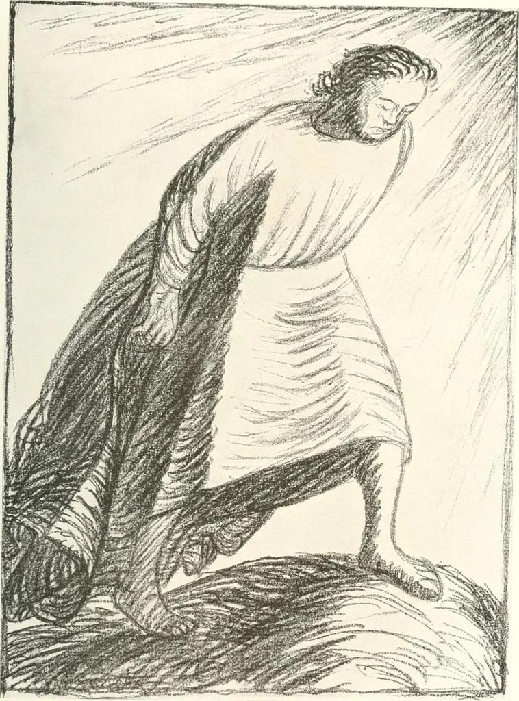 An illustration from Kunst und Religion : ein Versuch über die Möglichkeit neuer religiöser Kunst, 1919, leaf 172
