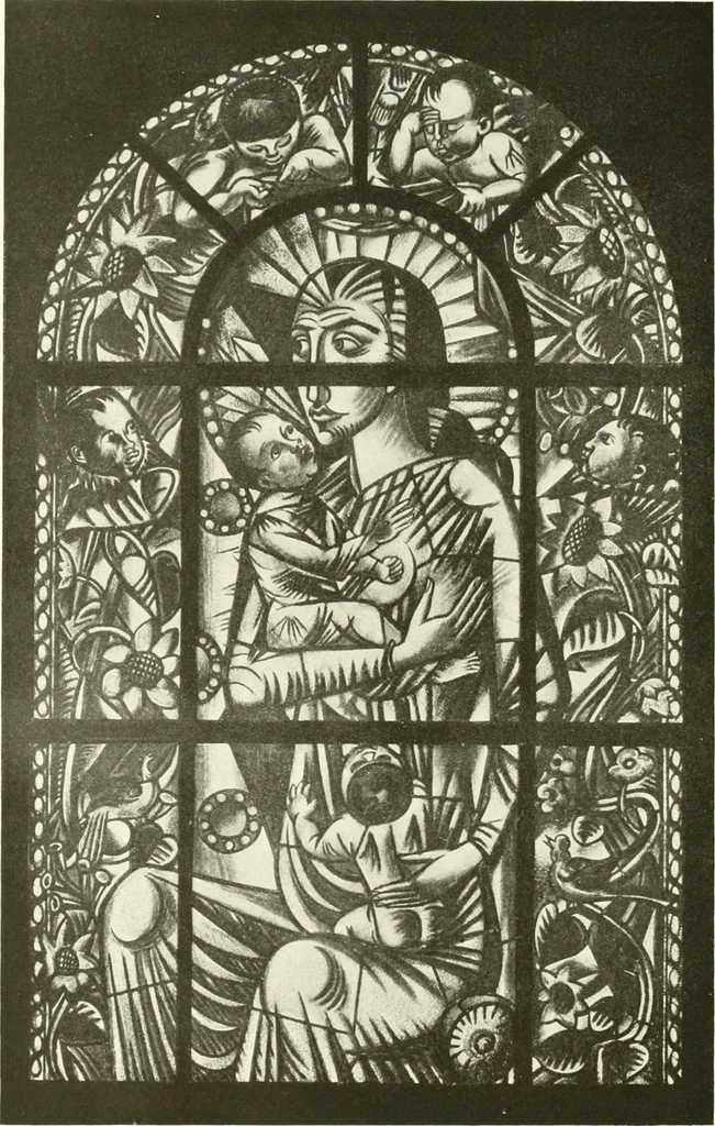 An illustration from Kunst und Religion : ein Versuch über die Möglichkeit neuer religiöser Kunst, 1919, leaf 175