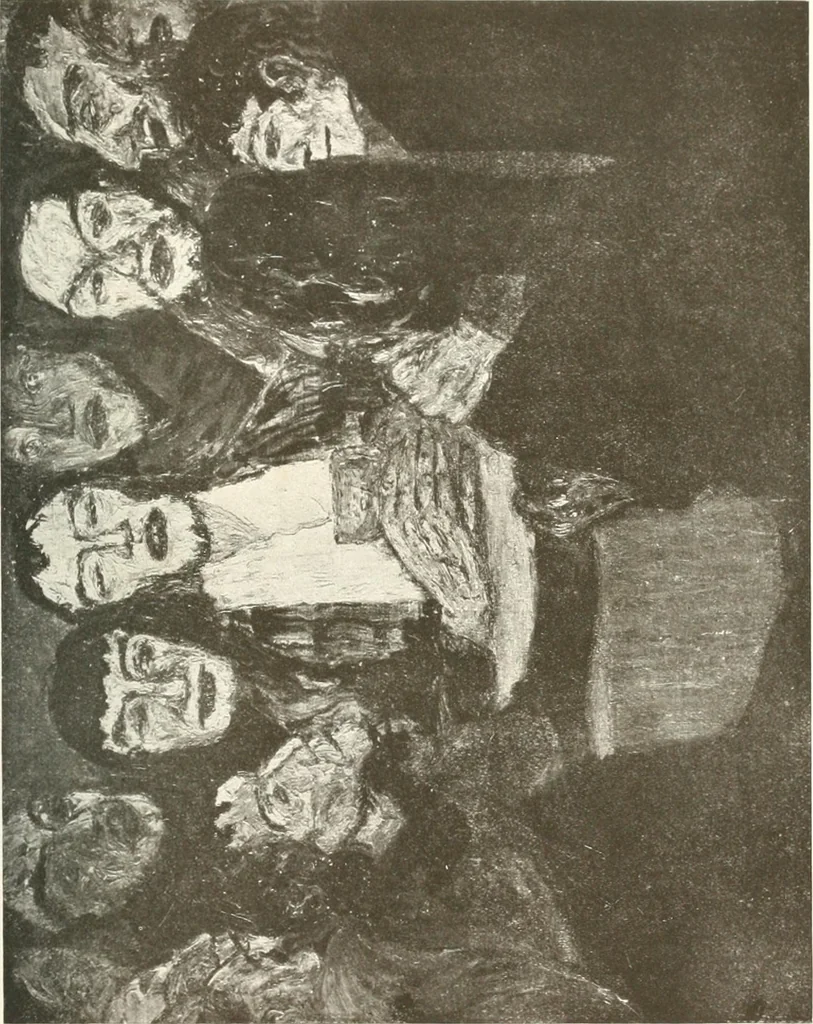 An illustration from Kunst und Religion : ein Versuch über die Möglichkeit neuer religiöser Kunst, 1919, leaf 180