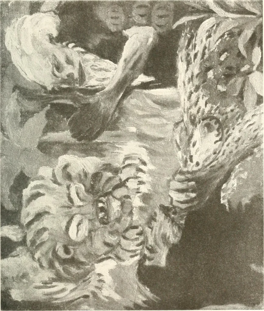 An illustration from Kunst und Religion : ein Versuch über die Möglichkeit neuer religiöser Kunst, 1919, leaf 184