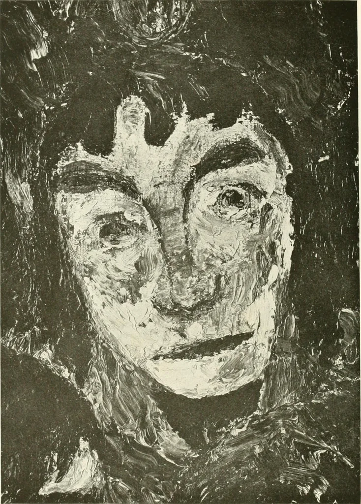 An illustration from Kunst und Religion : ein Versuch über die Möglichkeit neuer religiöser Kunst, 1919, leaf 187