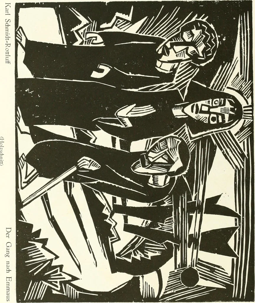 An illustration from Kunst und Religion : ein Versuch über die Möglichkeit neuer religiöser Kunst, 1919, leaf 191