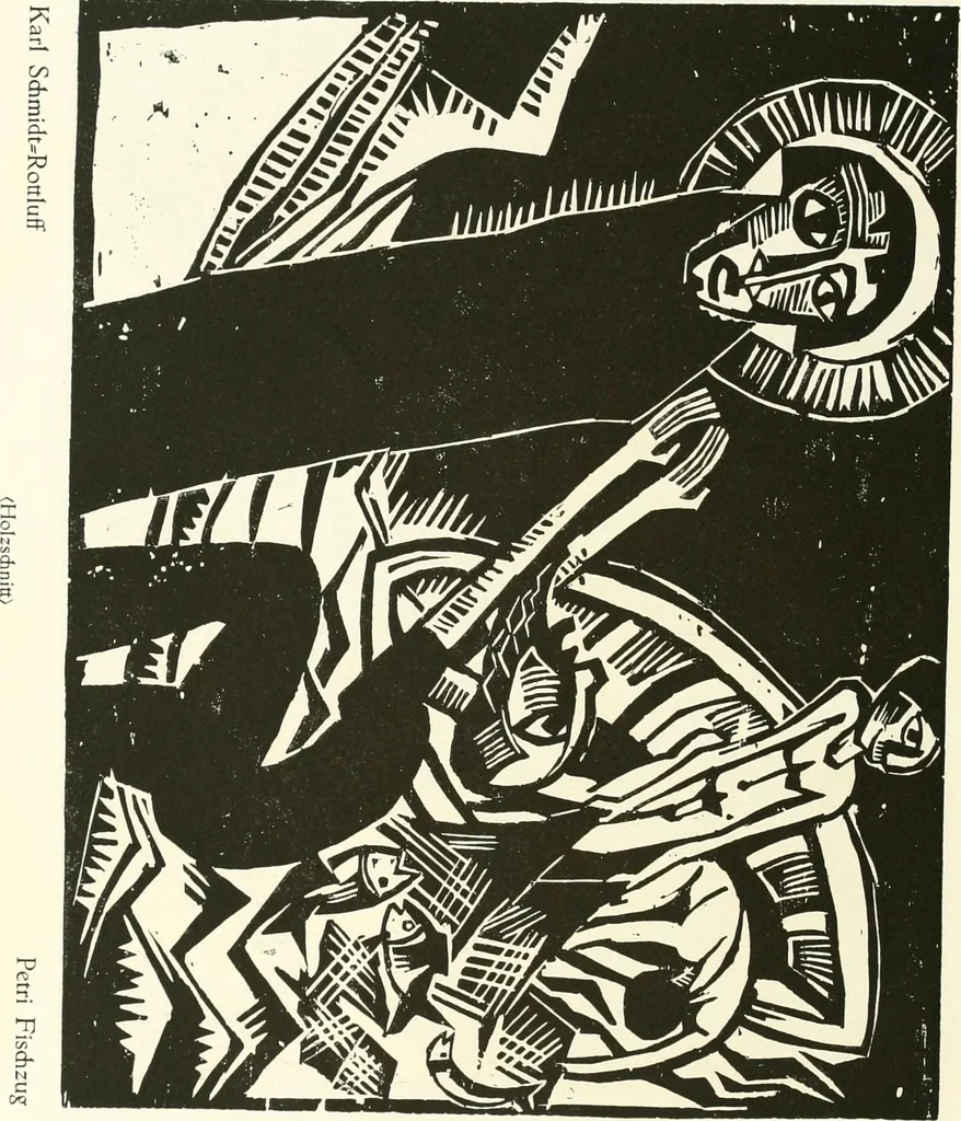 An illustration from Kunst und Religion : ein Versuch über die Möglichkeit neuer religiöser Kunst, 1919, leaf 193